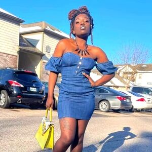 Sweetheart Jean Dress